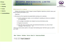 Tablet Screenshot of brightex.com